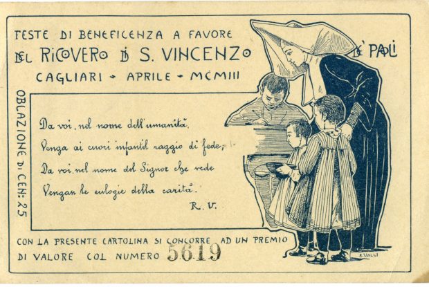 CAGLIARI - Ricovero di S. Vincenzo 1903